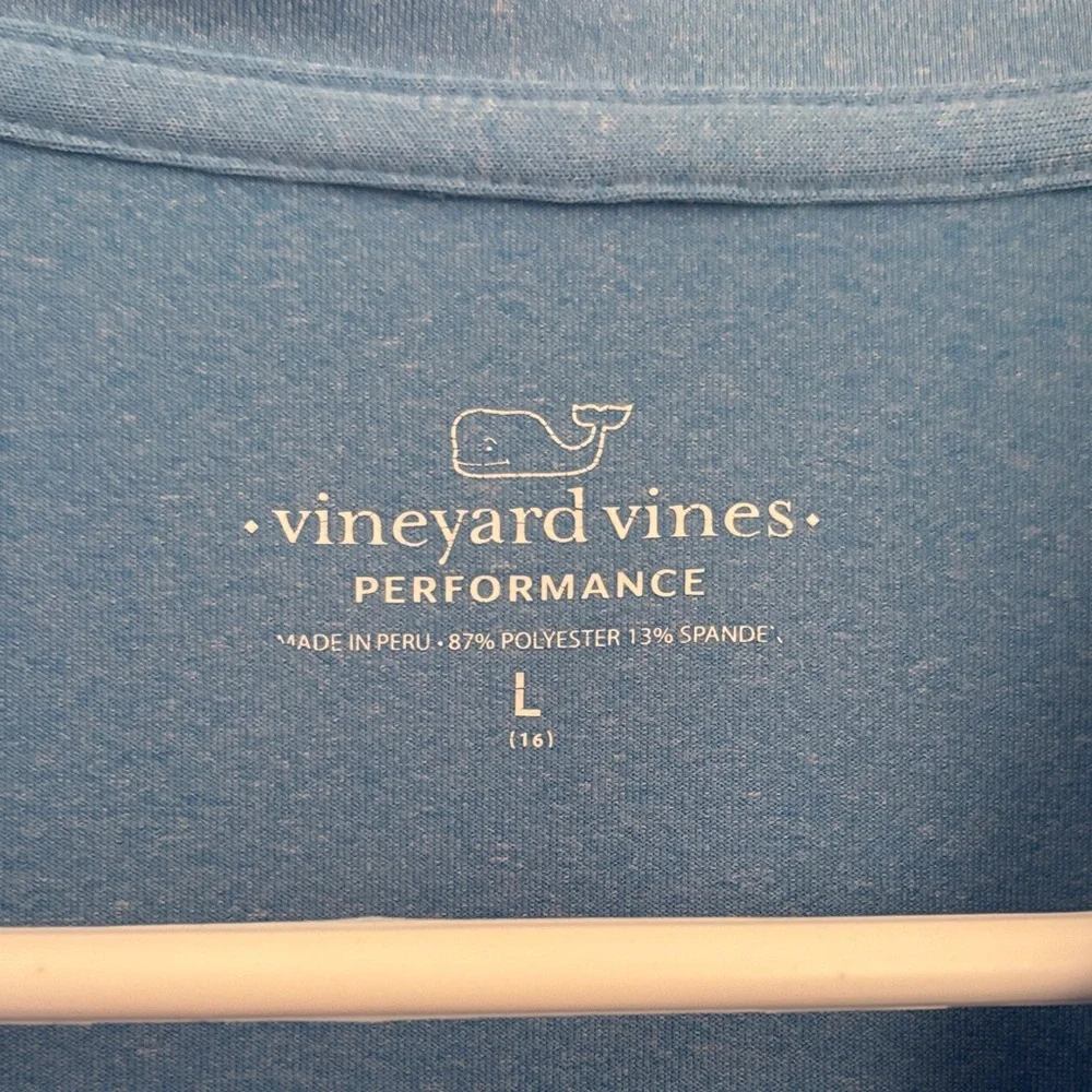 Vineyard Vines Light Blue Quarter-Zip Sweatshirt - Picture 2 of 3